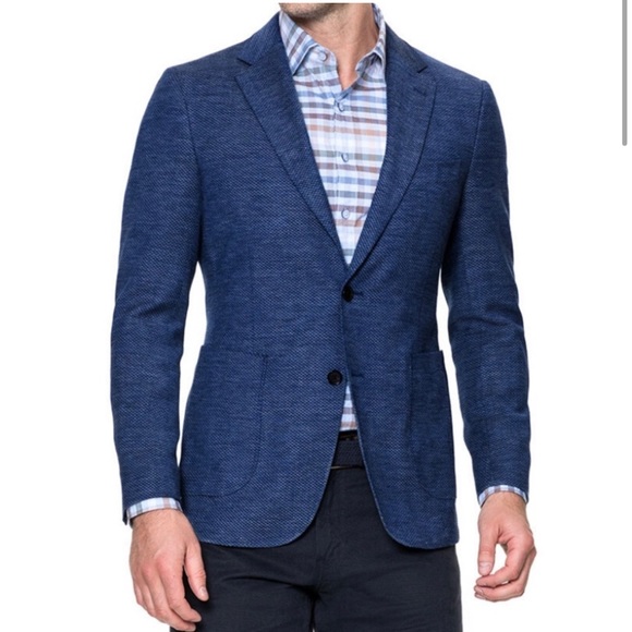 Rodd & Gunn Other - Rodd & Gunn Blue Knit Fife Street Jacket